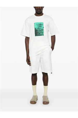 T-shirt in cotone bianco OAMC PEACEMAKER | PCM1OT02RJE002002